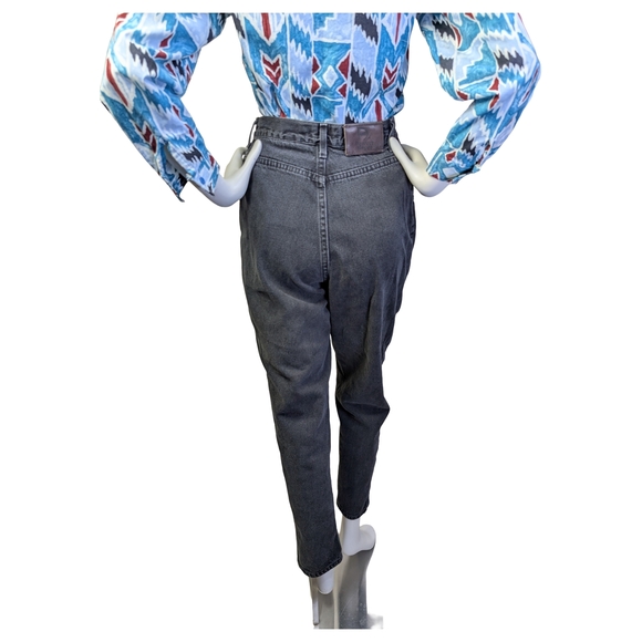 Vintage Denver Hayes Western High Rise Black Jeans | Made in Canada | 27" Waist - Picture 4 of 10